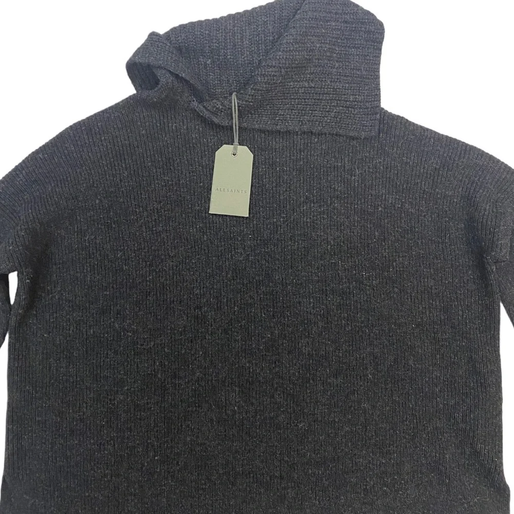 NWT All Saints Hettie Jumper in Black Marl Size Extra Small XS - Picture 5 of 10